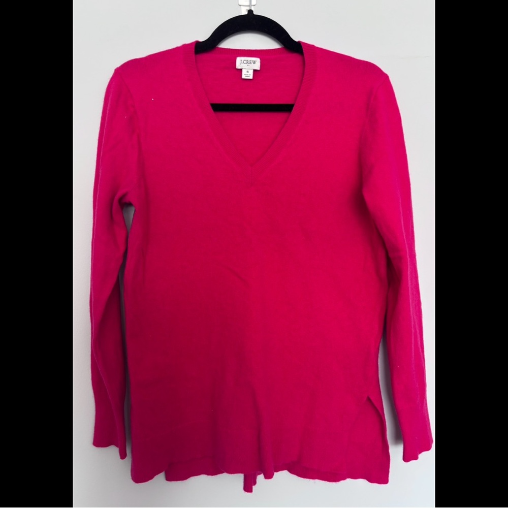 J.Crew Bright Raspberry Pink Sweater – Size Small